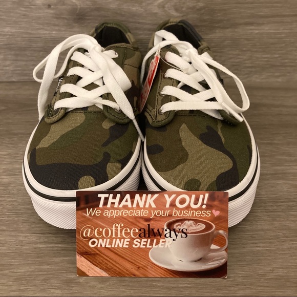 Vans Atwood Canvas Camo Shoes Size 6.5 Women's New Without Box NWOB - Picture 2 of 6